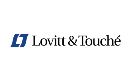 The logo for lovitt & touche.
