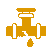 A yellow water valve icon on a white background from MGC Services.